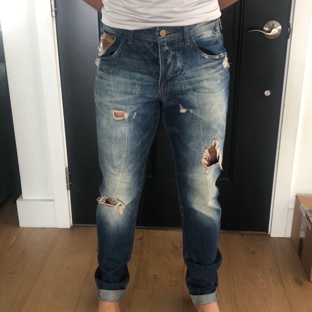 Men’s Zara jeans distressed 31